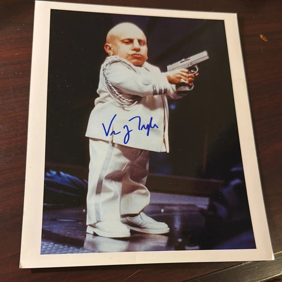 Autographed Mini-Me Photo - Picture 1 of 1